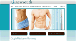 Desktop Screenshot of newyouthplastic.com