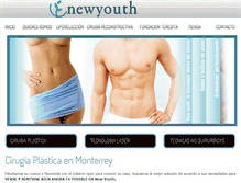 Tablet Screenshot of newyouthplastic.com